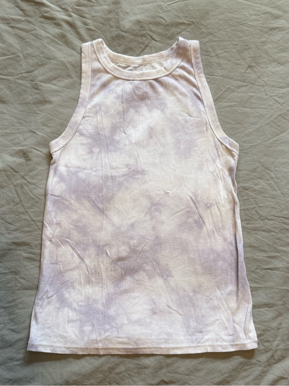 a new day Lavender Ribbed Tank Top